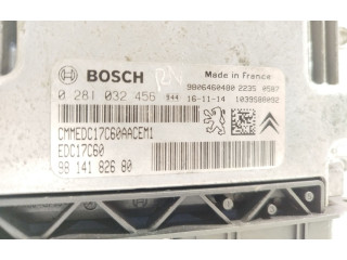 Блок управления двигателя 9814182680, 0281032456   Citroen C4 Cactus