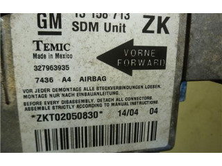 Блок подушек безопасности 13158713, 327963935   Opel Meriva A