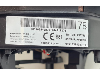 Подушка безопасности водителя 985103942R, 34143379D   Renault Trafic III (X82)