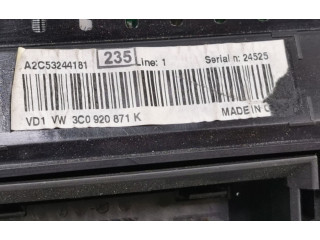 Přístrojová deska Volkswagen PASSAT B6 2008 3C0920871K, A2C53194181