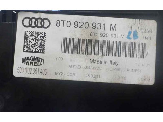 Спидометр (приборный щиток) 8T0920931M, 8T0920931M Audi A5 Sportback 8TA 2011