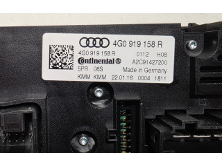Блок управления климат-контролем 4G0919158R   Audi A6 S6 C7 4G
