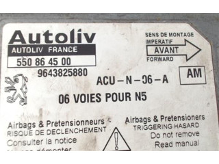 Блок подушек безопасности 9643825880, 550864500   Peugeot 306