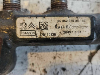 Vstřikovací lišta 9685297580, 120110836 Citroen Berlingo pro naftový motor 1.6