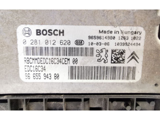 Блок управления двигателя 9665594380, 9659614980 Citroen Berlingo