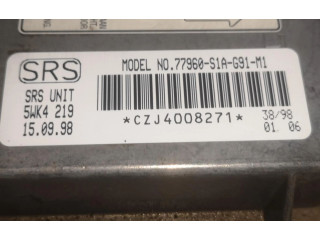 Блок подушек безопасности SLV77960S1AG91M1   Honda Accord