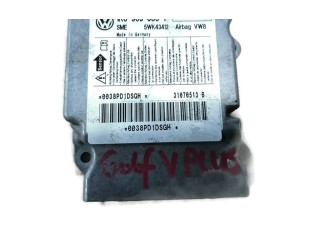 Блок подушек безопасности 1K0909605T, 5WK43412 Volkswagen Golf Plus