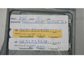 Блок подушек безопасности 985103775R   Renault Clio V
