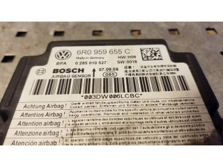 Блок подушек безопасности 0285010527, 6R0959655C   Volkswagen Polo V 6R