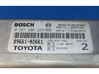 Řídící jednotka 8966102661, 0261206229 Toyota Corolla E120 E130 2001