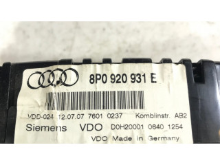 Přístrojová deska Audi A3 S3 8P 2005 8P0920931E, 81071521