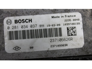 Блок управления двигателя 237106626R, 0281034037 Nissan NV300