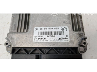 Блок управления двигателя 55578665, 0281017595   Saab 9-5