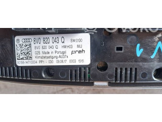 Блок управления климат-контролем 8V0820043Q, 901561470004 Audi A3 S3 8V