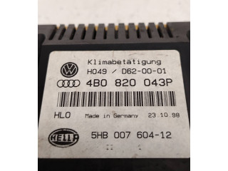 Блок управления климат-контролем D620001, 4B0820043P   Audi A6 S6 C5 4B