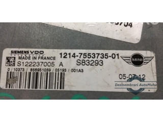 Блок управления двигателем Блок управления 1214755373501, 7553704. Mini Cooper Hatch Hardtop
