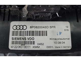 Блок управления климат-контролем 8P0820043D5PR   Audi A3 S3 8P