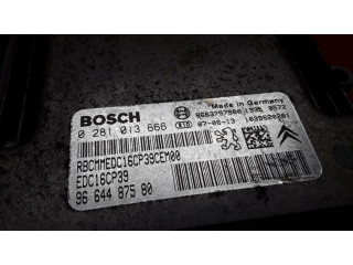 Блок управления двигателя 9664487580, 0281013666   Citroen C-Crosser