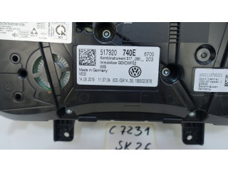 Панель приборов 517920740E, 517920740E Volkswagen Golf Sportsvan