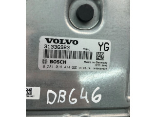 Блок управления двигателем Блок управления 31336983, 0281018414   Volvo V70