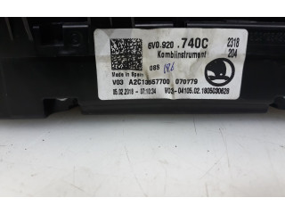 Панель приборов 6V0920740C, 6V0920740C Skoda Fabia Mk3 (NJ)