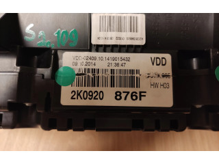 Панель приборов 2K0920876F, 2K0920876F Volkswagen Caddy