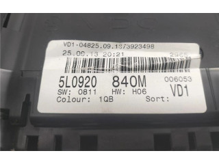 Панель приборов 5L0920840M, 0090059 Skoda Yeti (5L)