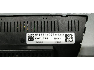 Блок управления климат-контролем 13346092, 13337358   Opel Meriva B