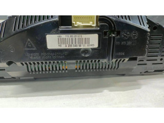 Přístrojová deska Mercedes-Benz CLK A209 C209 2003 A2095409811, 87001551