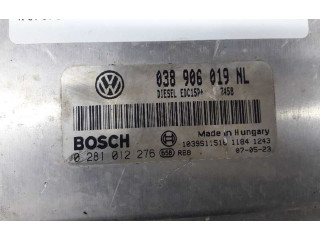 Блок управления двигателя 038906019NL, 0281012276   Seat Ibiza III (6L)