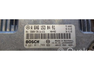Řídící jednotka A6461530491, 0281011789 Mercedes-Benz Vito Viano W639 2005