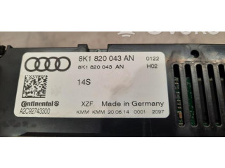 Блок управления кондиционера воздуха / климата/ печки (в салоне) 8K1820043AT Audi Q5 SQ5