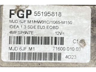 Блок управления двигателя 00468183880, 00468183880   Fiat Idea