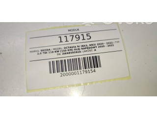 Блок комфорта 3WA959592A Skoda Octavia Mk4