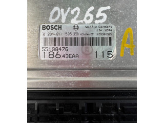 Řídící jednotka 55198476, 0281011505 Fiat Multipla 2007