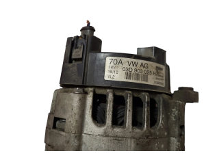 Генератор 03D903025H Skoda Fabia Mk2 (5J) для двигателя CGPB