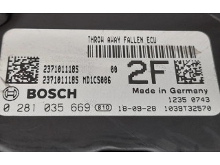 Řídící jednotka 0281035669 Renault Sandero I 2019