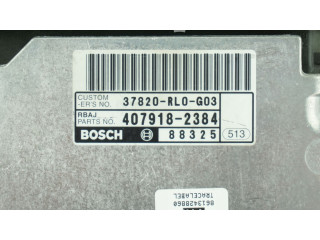 Блок управления двигателя 37820RL0G03, 0281014809   Honda Accord