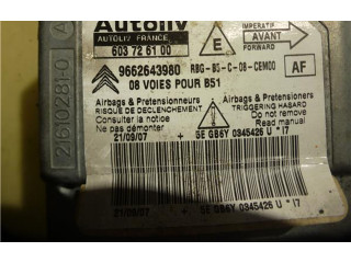 Блок подушек безопасности 603726100, 9662643980   Citroen C4 I