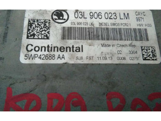 Блок управления двигателем Блок управления 03L906023LM   Skoda Rapid (NH)