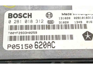 Блок управления двигателя P05150620AC, 0281018312 Fiat Freemont