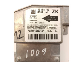 Блок подушек безопасности 13158713, 327963935 Opel Meriva A