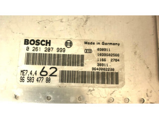Блок управления двигателя 0261207999, 9650347780 Citroen C2
