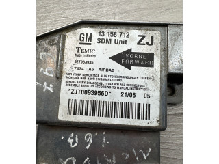 Блок подушек безопасности 13158712, ZJT0093956D   Opel Meriva A