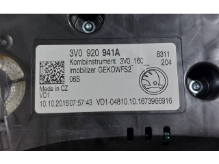 Панель приборов 3V0920941A, 3V0920941A Skoda Superb B8 (3V)