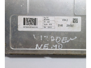 Блок управления двигателя 9667399580, V342 Citroen Nemo