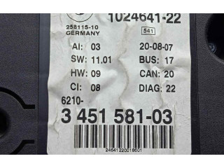 Панель приборов 1.CONECTOR, JOHSONCONTROLS   BMW X3 E83       