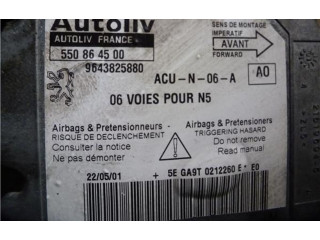 Блок подушек безопасности 550864500, 9643825880   Peugeot 306