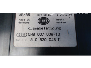 Блок управления климат-контролем 8L0820043M, 5HB00760810   Audi A3 S3 8L