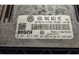 Блок управления двигателя 03G906021HC, 0281013685 Volkswagen Golf Plus